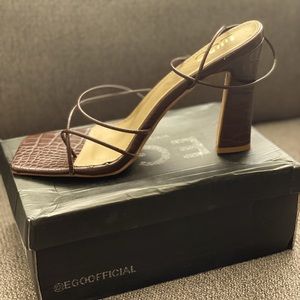 EGO OFFICIAL STRAPPY SANDAL HEELS